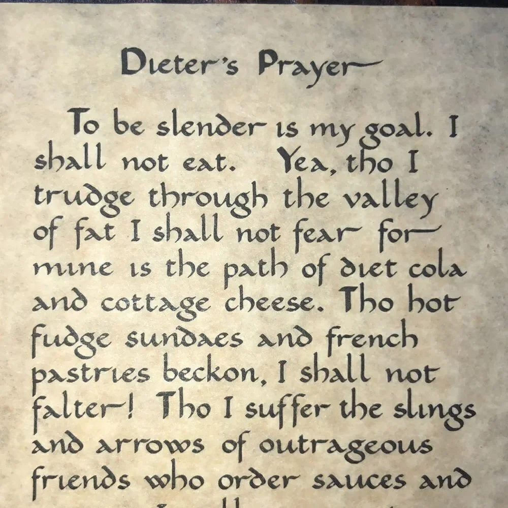 Vintage Dieter’s Prayer Hand Carved Wooden